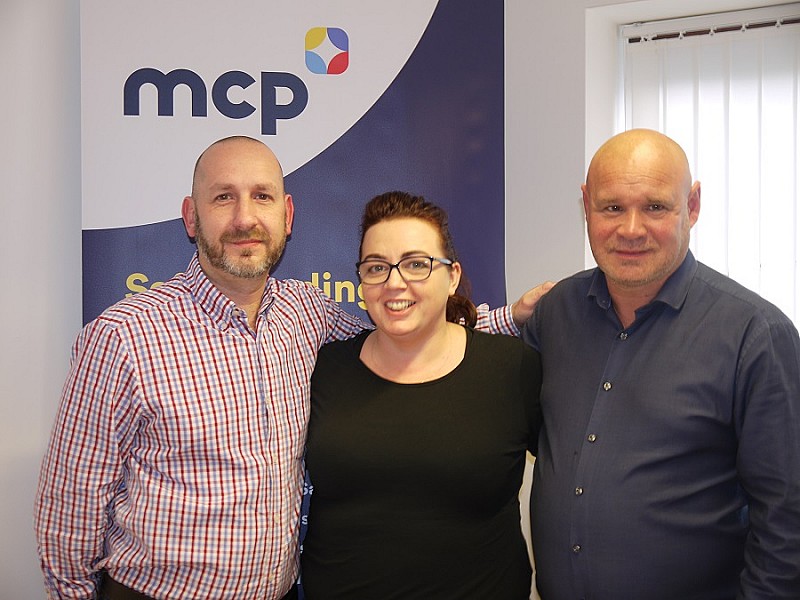 From Left to Right: MCP Environmental - Managing Director,Andy Stubbs, Pragmatic Consultancy-Managing Director, Joeann Niblett and MCP-Civils Operations Manager, Stuart Parker