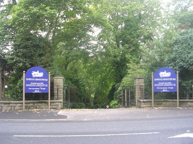 Rawdon Crematorium Entrance